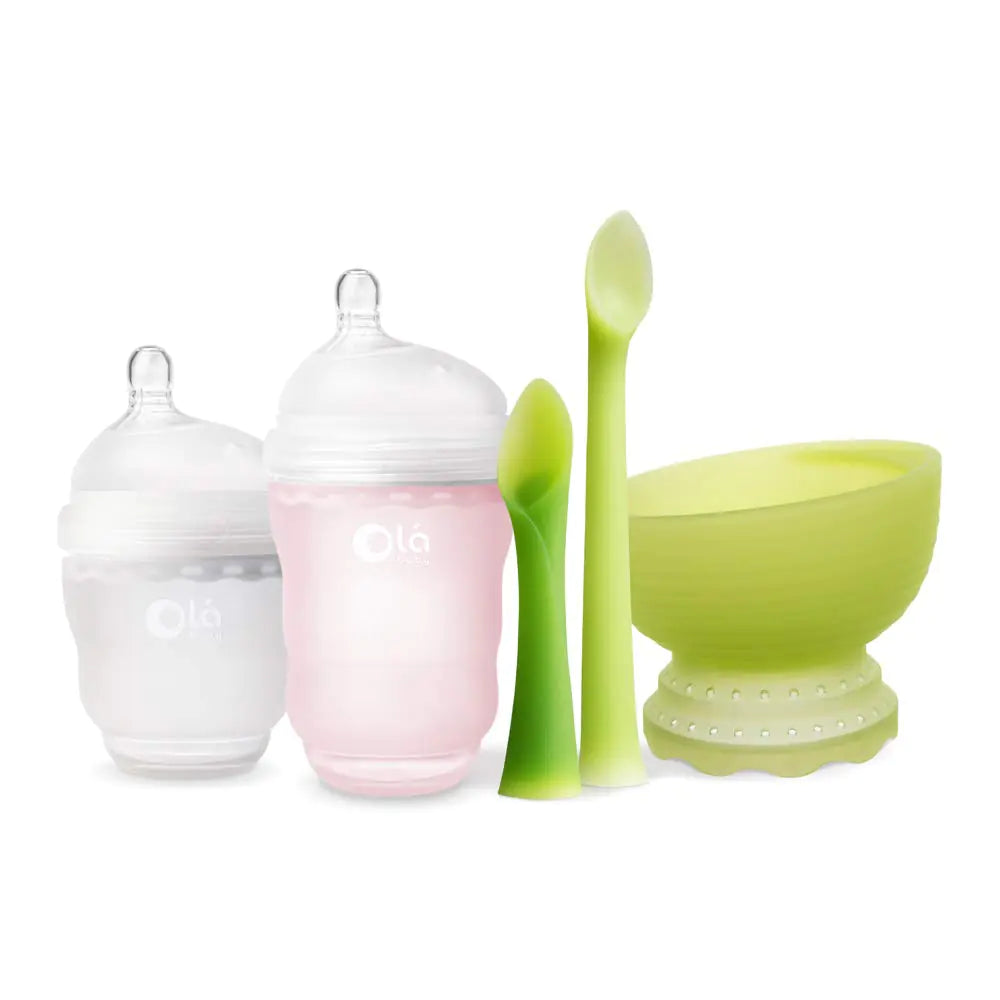 Olababy Essential Feeding Gift Set (Rose) Rieworkes