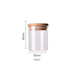 Bamboo-Covered Borosilicate Glass Food Storage Containers Rieworkes