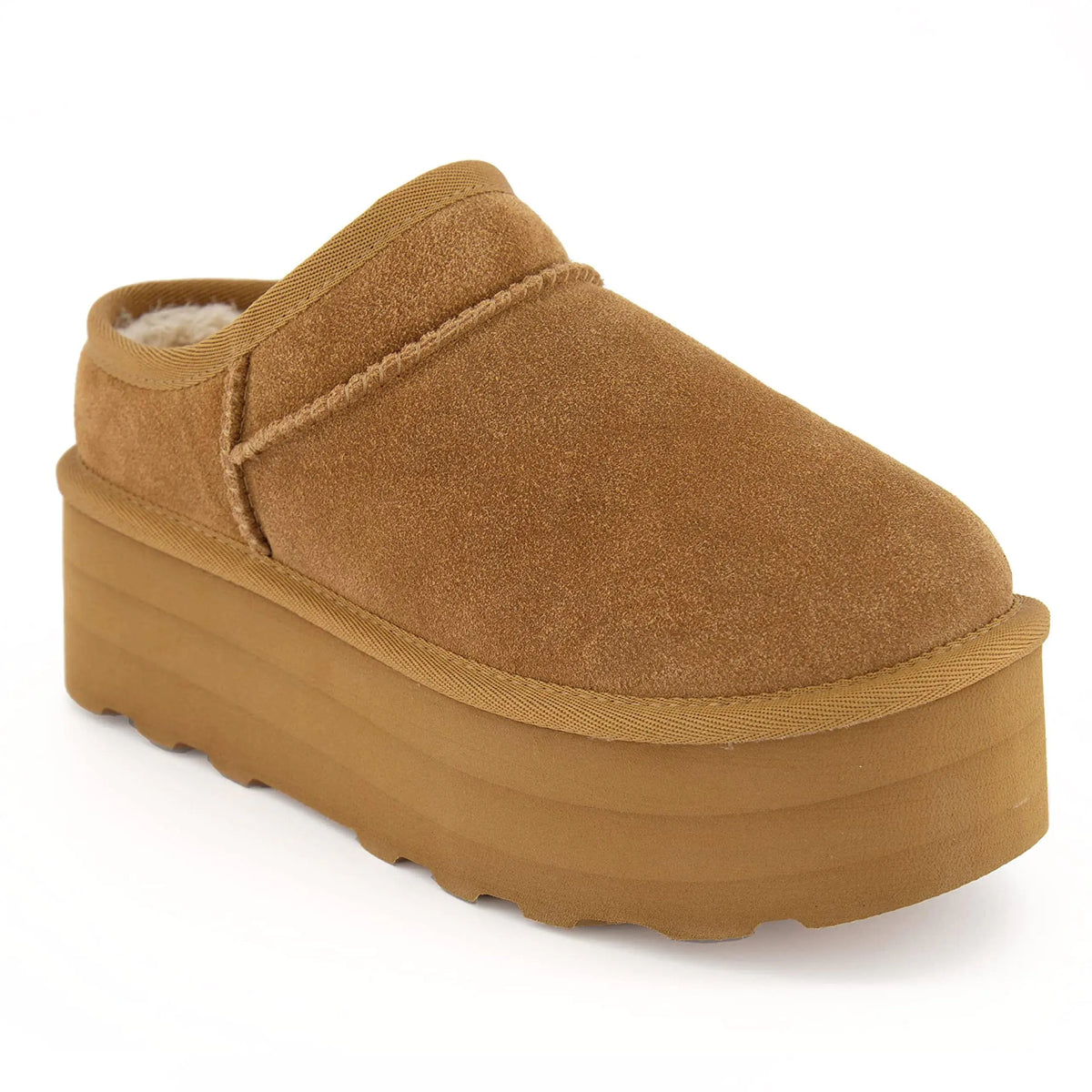 JZTBC Platform Boots for Women Ultra Mini Ankle Boots Huggy Cozy Slippers with Fur Interior Womens Suede Winter Boots Mimarta