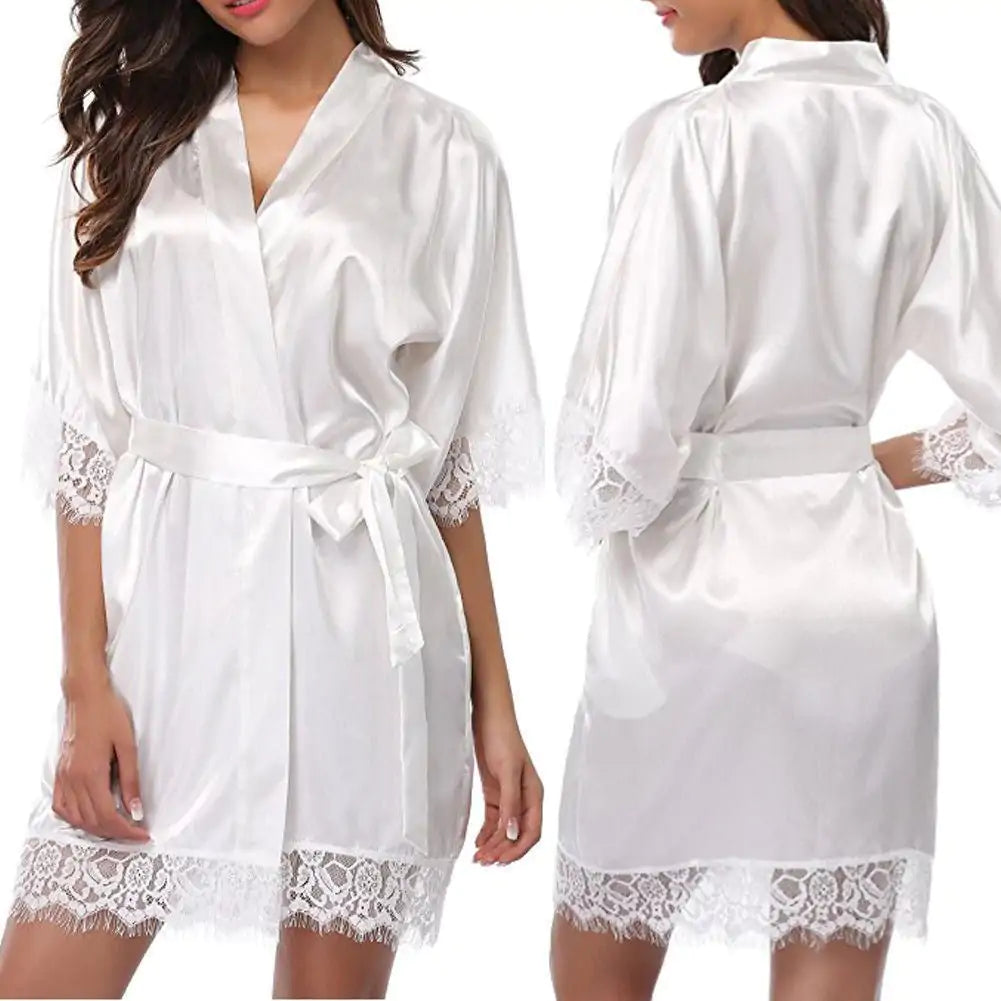 Kimono Style Silk Robe Rieworkes