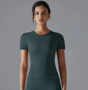 Women's Solid Color Sport T-Shirt Mimarta
