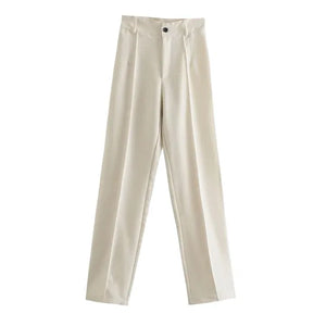 Office Wear Straight Pants Rieworkes