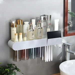 Convenient Toothbrush and Cosmetics Organizer Rieworkes