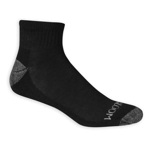 Fruit of the Loom Men's Dual Defense Ankle Socks (12 Pack) 6-12 Black Rieworkes