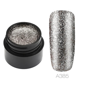 Hybrid Varnishes Gel Nail Polish Set Glitter Rieworkes