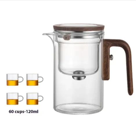 Glass Teapot with Heat-Resistant Filter Mimarta