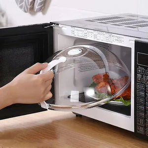 Microwave Food Cover -Transparent High-temperature Resistant Plastic Cover Rieworkes