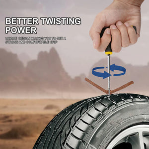 68pc Tire Repair Kit DIY Flat Tire Repair Car Truck Motorcycle Home Plug Patch Rieworkes