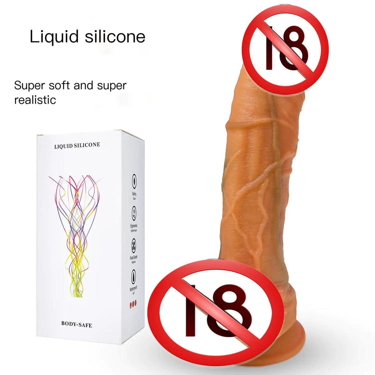 Soft Black Realistic Dildo for Female Pleasure Mimarta