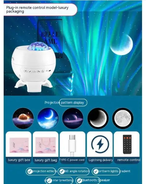 Northern Lights Starry Sky Projector Rieworkes