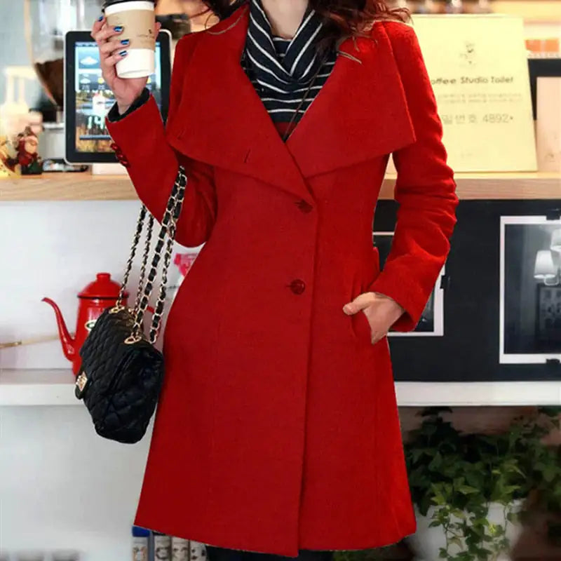 Winter Cashmere Long Women's Coat Rieworkes