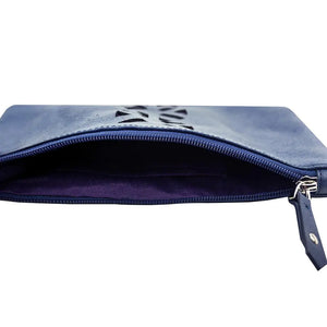 Leather PractiPouch Large - Sapphire Rieworkes