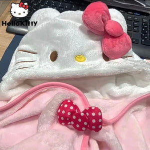 Hello Kitty Wearable Blanket Shawl Cloak Rieworkes