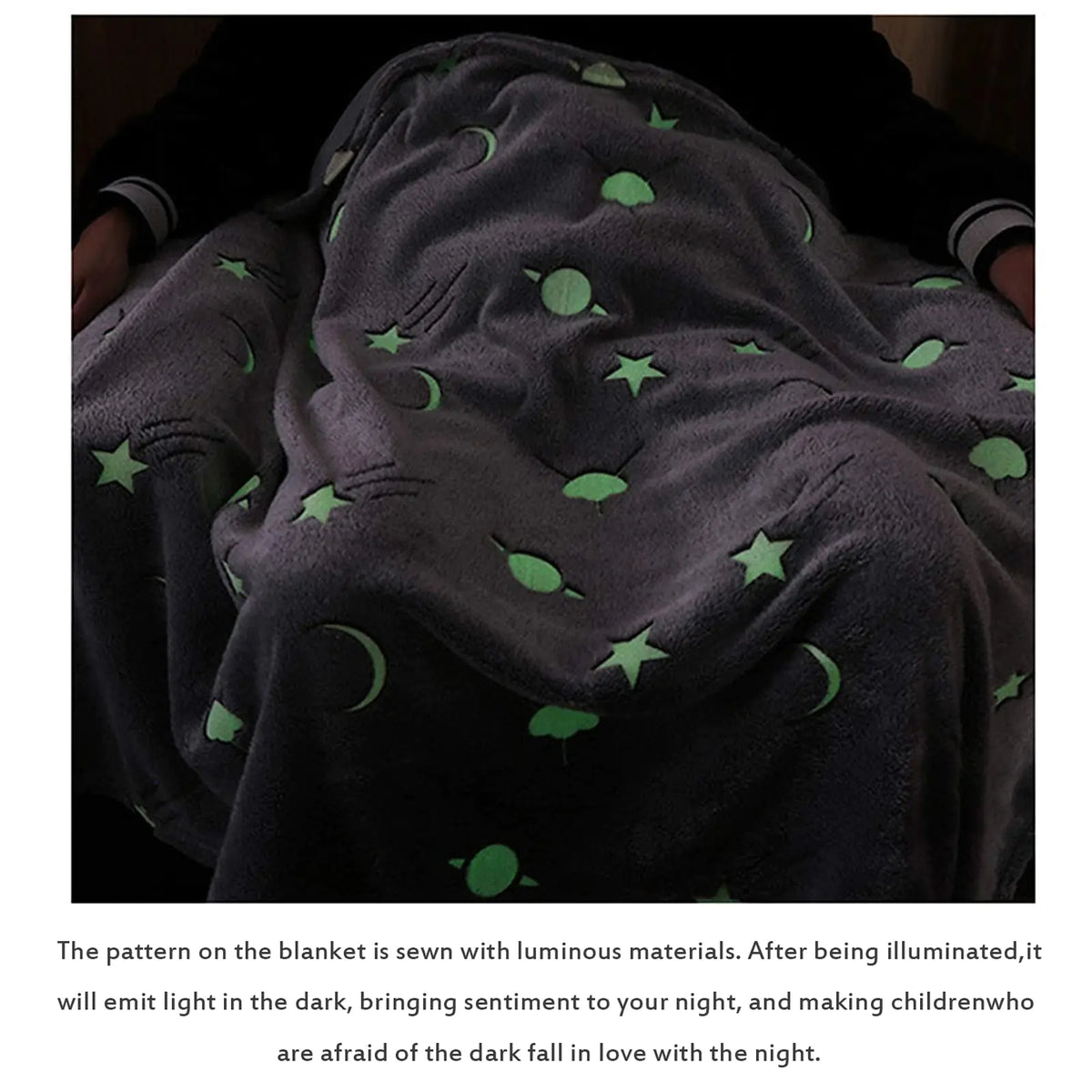 Glow in the Dark Throw Blanket Rieworkes