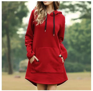 Solid Color Long Sleeve Hoodie Rieworkes