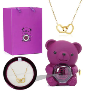 Lux Clover Necklace in Gift Box Rieworkes