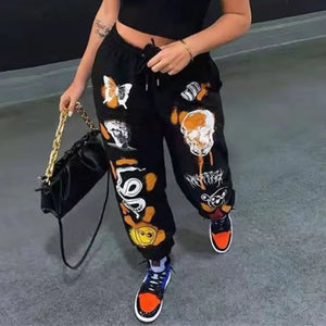 Sweat Pant Cartoon Printed Rieworkes