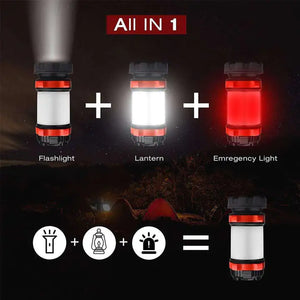 BossLamp Camp Lantern: Dual Light, Dual Power Rieworkes