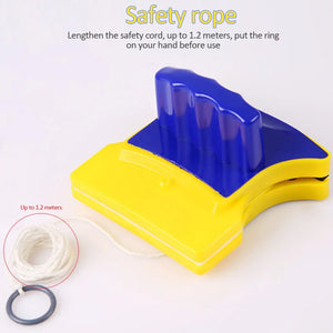 Magnetic Window Cleaner Glass Brush Tool Double Side Glass Wiper Rieworkes