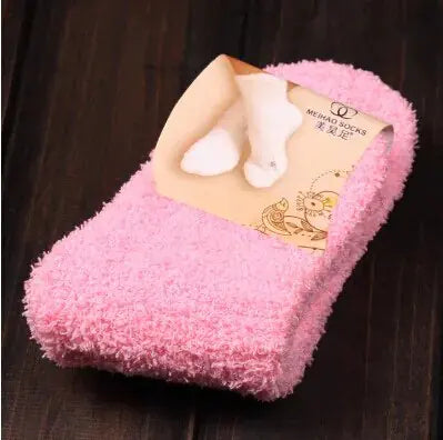 Women's Bed Socks Pure Color Rieworkes
