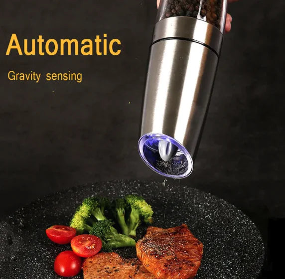 Electric Gravity Salt &amp; Pepper Grinder Rieworkes