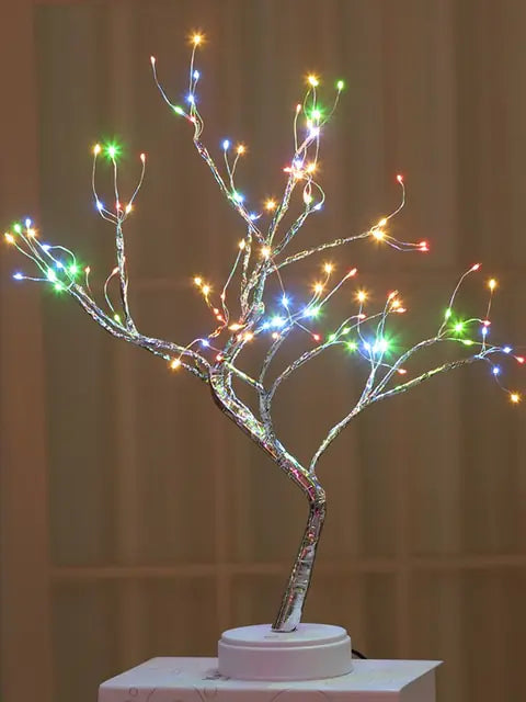 Christmas Greeting Tree Lights Rieworkes