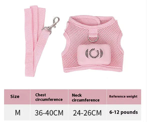 Pets Dog Vest Chest Strap Harness Air Conditioner Cooling And Breathable With Air Conditioner Pet Products Rieworkes