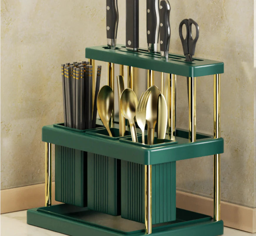 Luxury Kitchen Multifunctional Utensil Storage Rack Mimarta