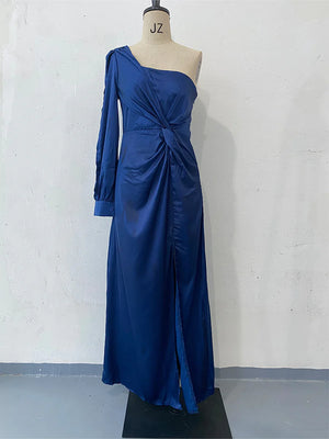 Women's Cinched Waist Slim-Fit Evening Dress Rieworkes