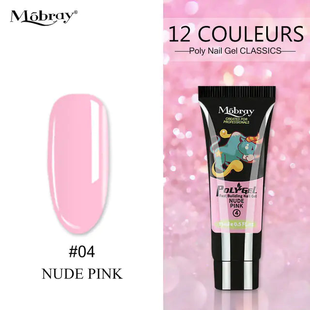 Poly Acrylic Gel: 15ML UV Gel for Nail Extension - 38 Colors Rieworkes