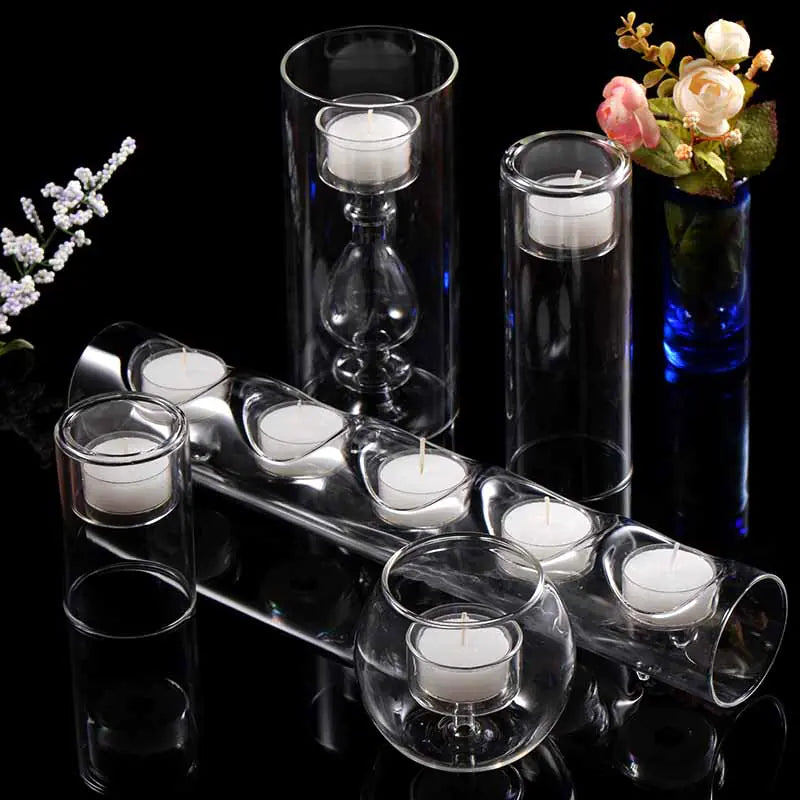 Romantic European Style Candlelight Dinner Set with Holder Mimarta