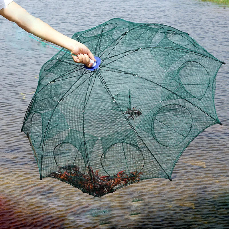 Folding Fishing Umbrella Net Rieworkes