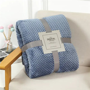 Fluffy Plaid Winter Bed Blankets Rieworkes