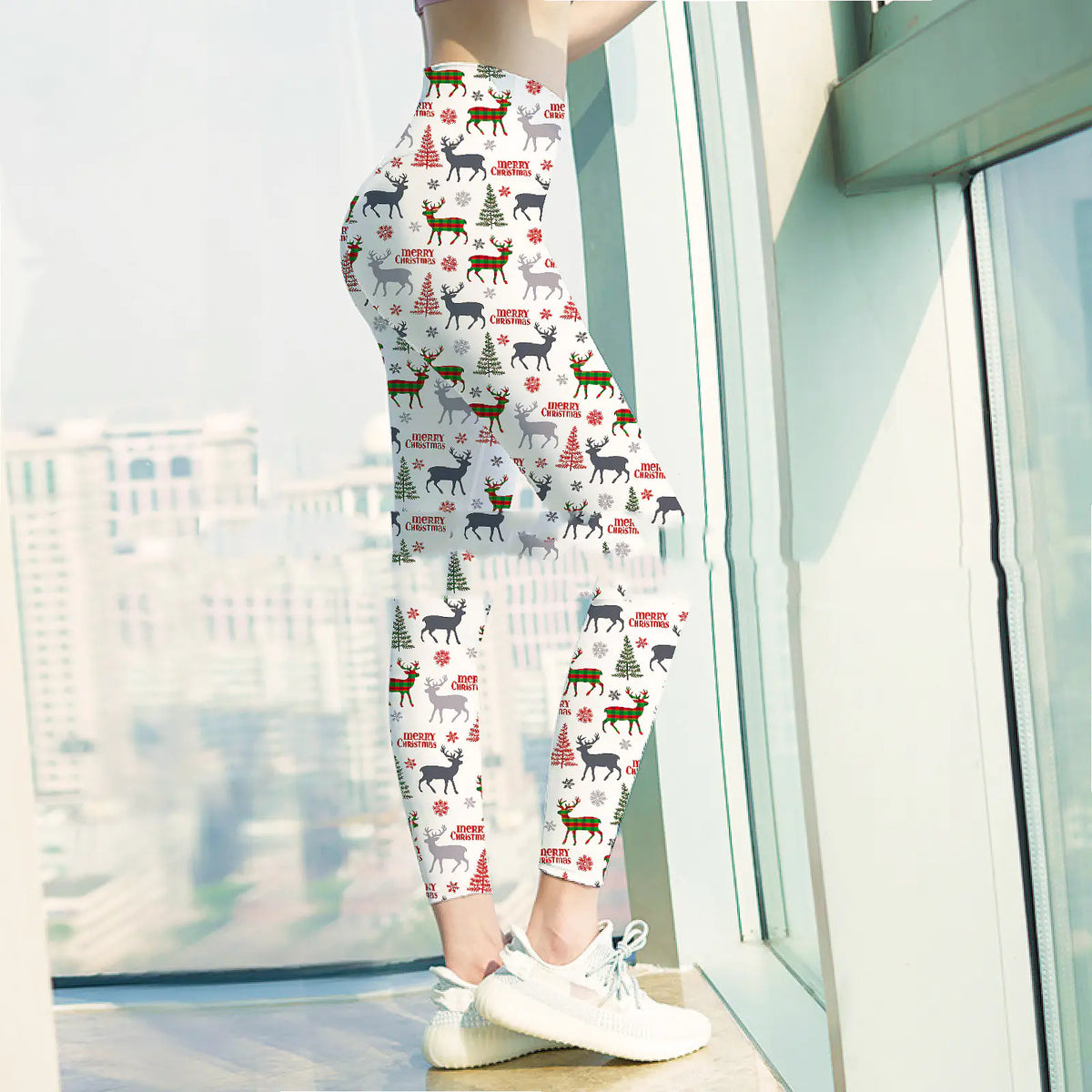 Personalized Christmas Leggings for Yoga Practice Mimarta
