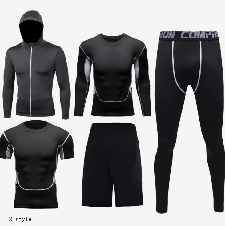 Men's Fitness Outfit Set for Gym and Running Mimarta