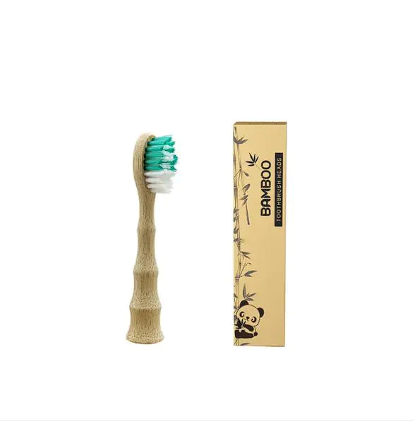 Organic Bamboo Biodegradable Electric Toothbrush Head Rieworkes
