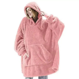 Oversized Fleece Blanket Hoodie Rieworkes