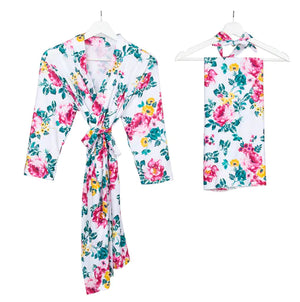 Cotton Maternity Hospital Robe & Baby Set (One Set) Mimarta