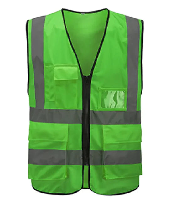 Multi-Pocket Reflective Safety Vest – Customizable for Work & Outdoor Use Mimarta