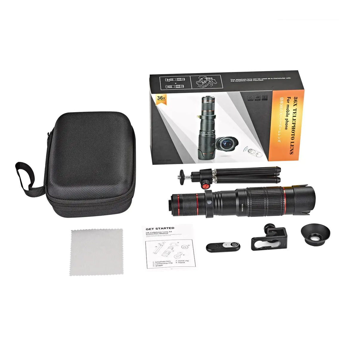 High Power HD Telephoto Lens Kit Rieworkes