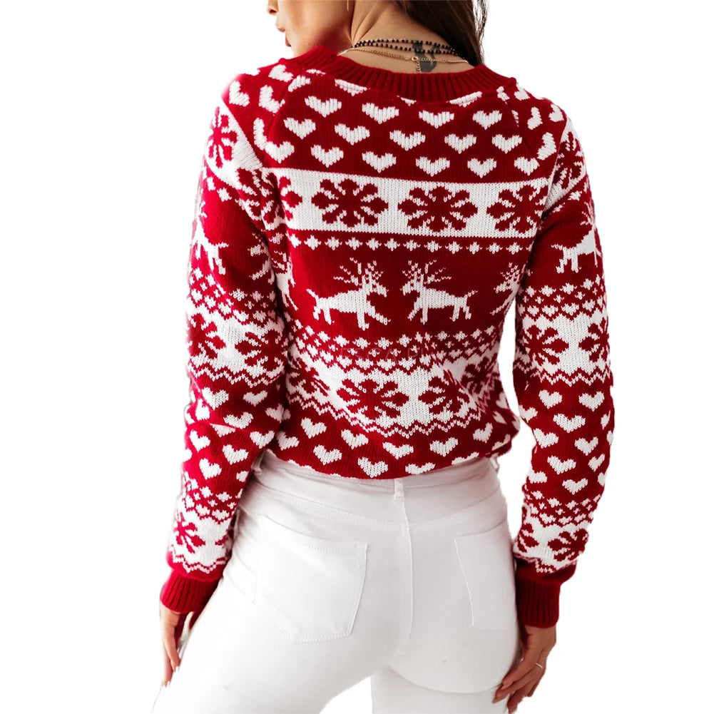 Winter Christmas Sweaters Long Sleeve Rieworkes