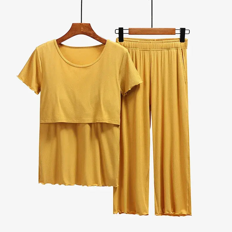 Maternity Clothes Sleepwear Set Rieworkes