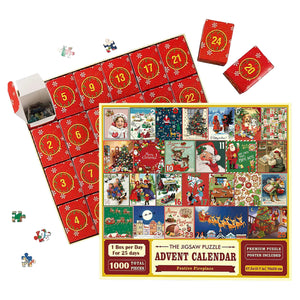 24-Box Christmas Advent Puzzle Mimarta
