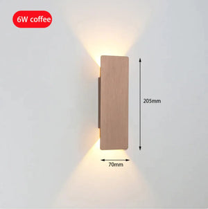 Modern 6W LED Indoor Wall Lamp for Bedroom and Living Room Rieworkes