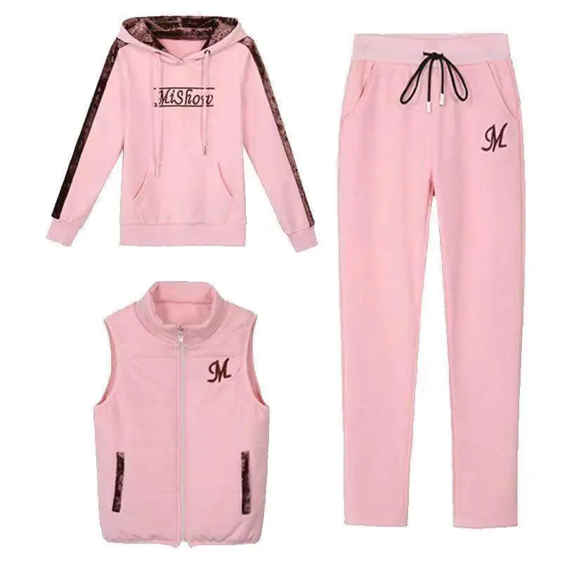 Women's Winter Velvet 3-Piece Sports Set (2020) Mimarta