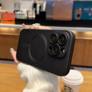 Luxury  Matte Case For Magnetic Wireless Charging Rieworkes