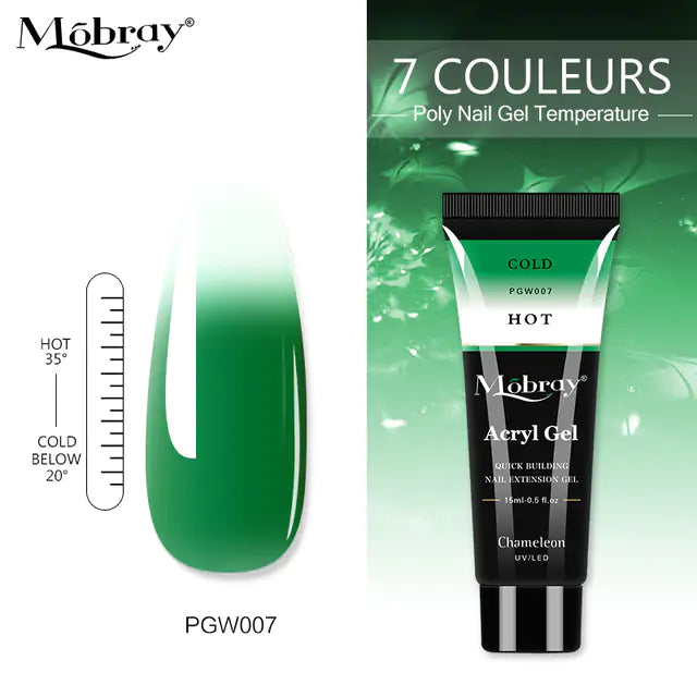 Poly Acrylic Gel: 15ML UV Gel for Nail Extension - 38 Colors Rieworkes