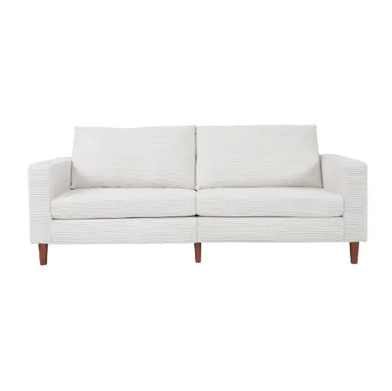 Beige Linen Sofa Rieworkes