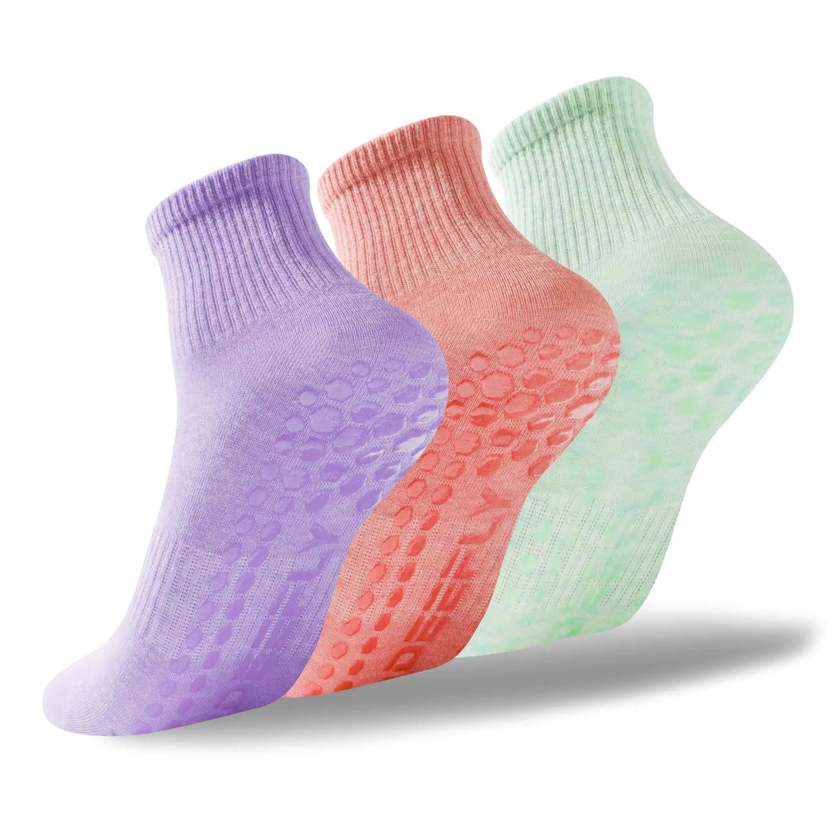 deefly Women Yoga SocksNon Slip Grip Pilates Socks Unthickened(color set 7) Mimarta