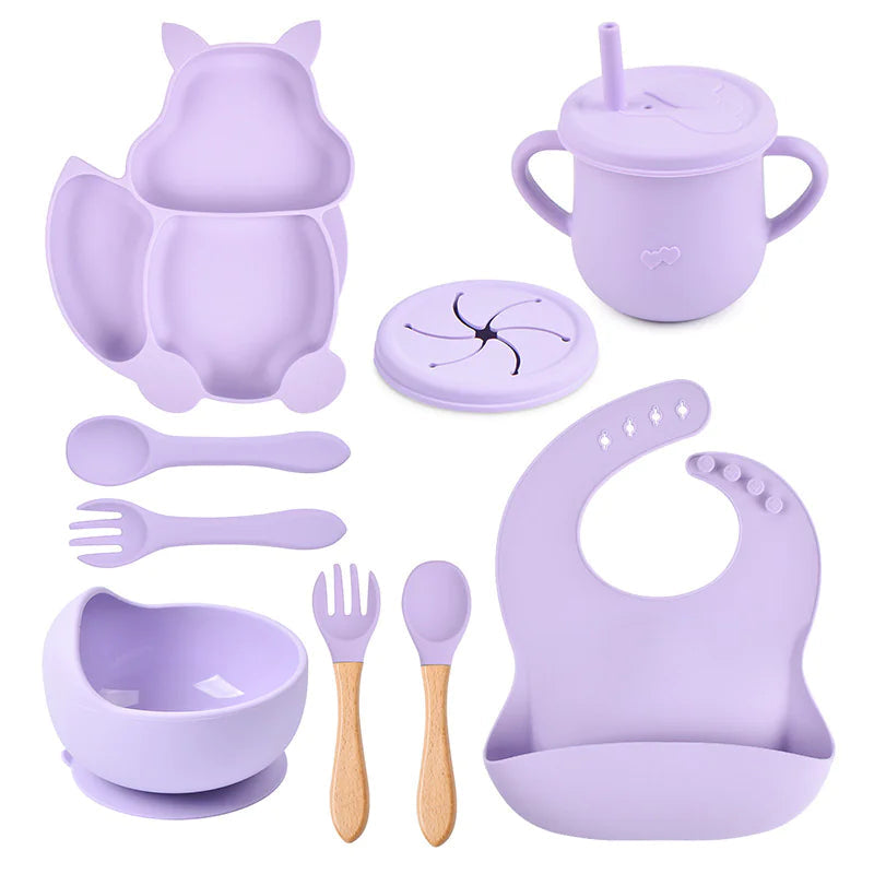 Baby Silicone Feeding Set Rieworkes